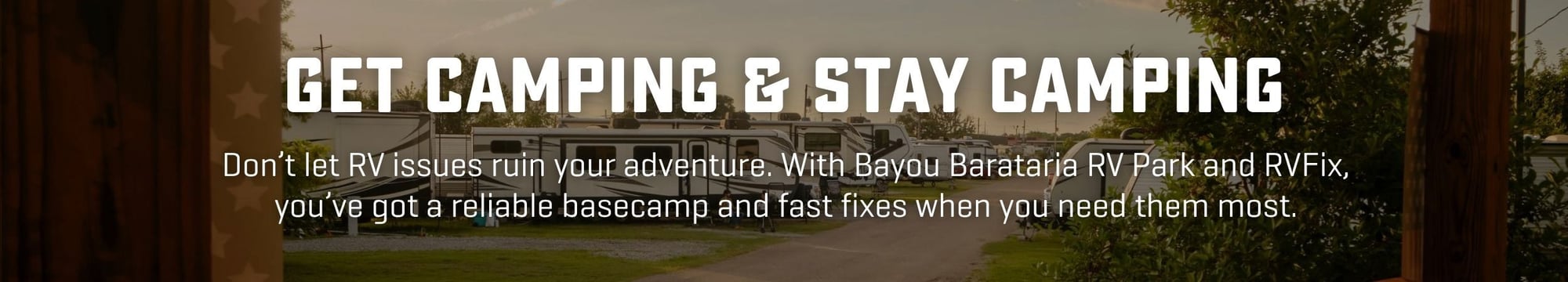 Bayou Barataria RV Park and RVFix